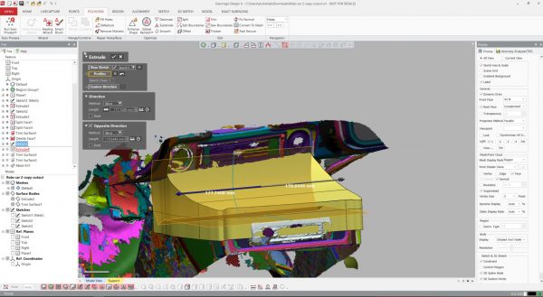 surface extrude