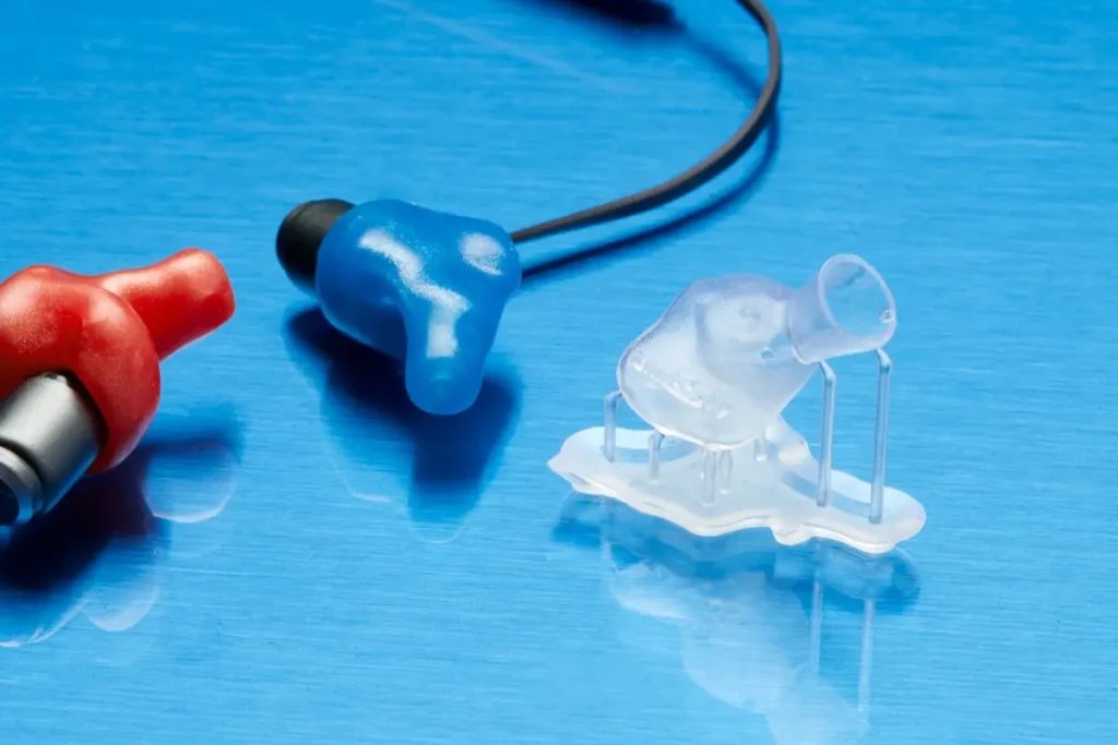 Clear audiology resin