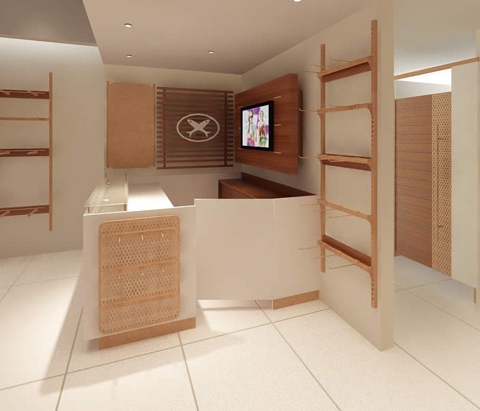 SOLIDWORKS Custom Furniture Design Store Layout Rendering