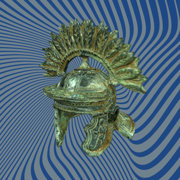Centurion Helmet 3D Model captured with handheld Artec 3D Scanner