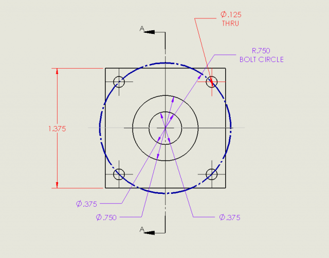 How to change a SOLIDWORKS Drawing Dimension Colour 3 Coloured Dimensions