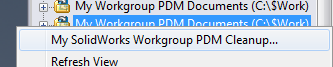 Workgroup Clean-up-right click