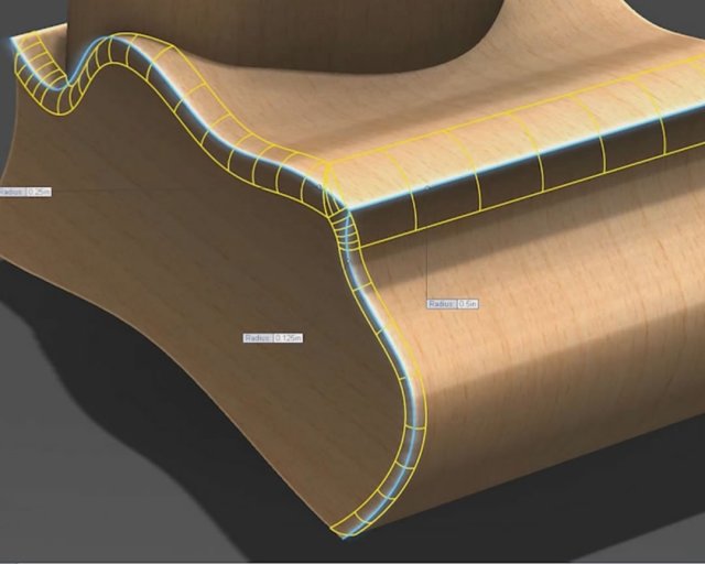 SOLIDWORKS - Filet à rayons multiples