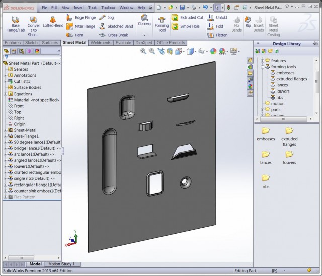 Design Library Forming Tools