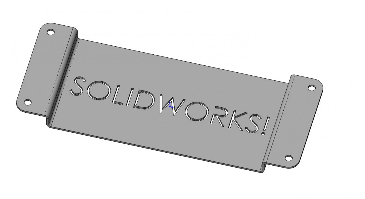 Sheet Metal with text