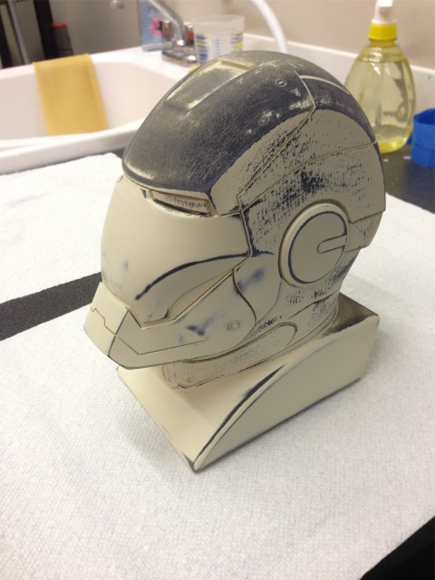 Bust - one coat of primer