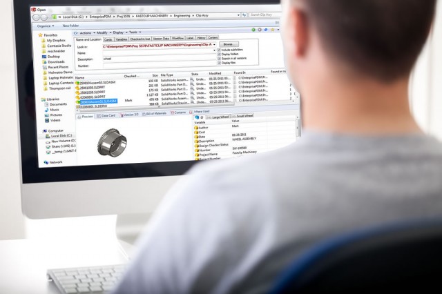 SolidWorks EPDM Windows Explorer