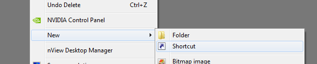 New shortcut