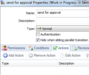 SOLIDWORKS EPDM - Displaying State as Note in a Drawing 5 Add Action