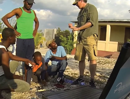 Portable Solar Power Plant