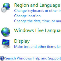language setting