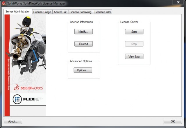 Missing the 5th tab in your SolidNetWork License Manager? 1 5 tab SNL