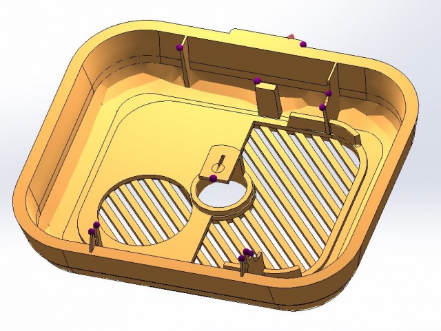 How to Prevent Injection Molding Air Traps with SOLIDWORKS Plastics 35 siphons