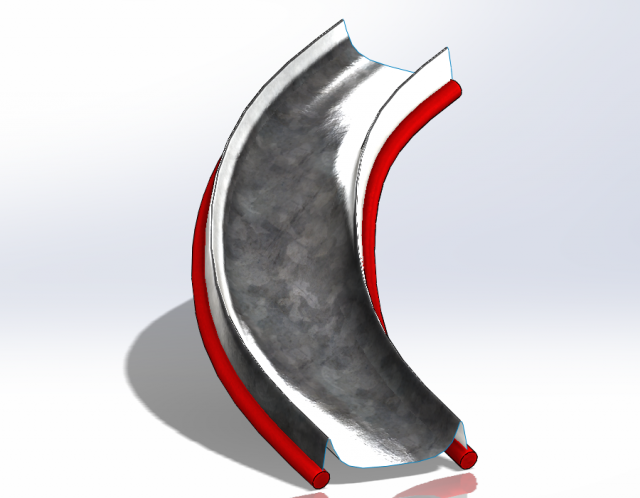 Creating Swept Rods & Tubes in SOLIDWORKS 2016 21 Swept Feature Example