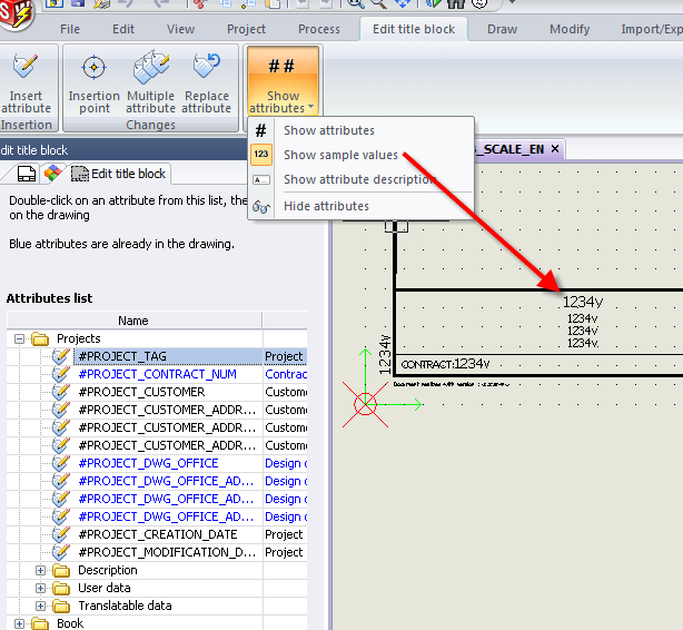 Titleblock attributes2
