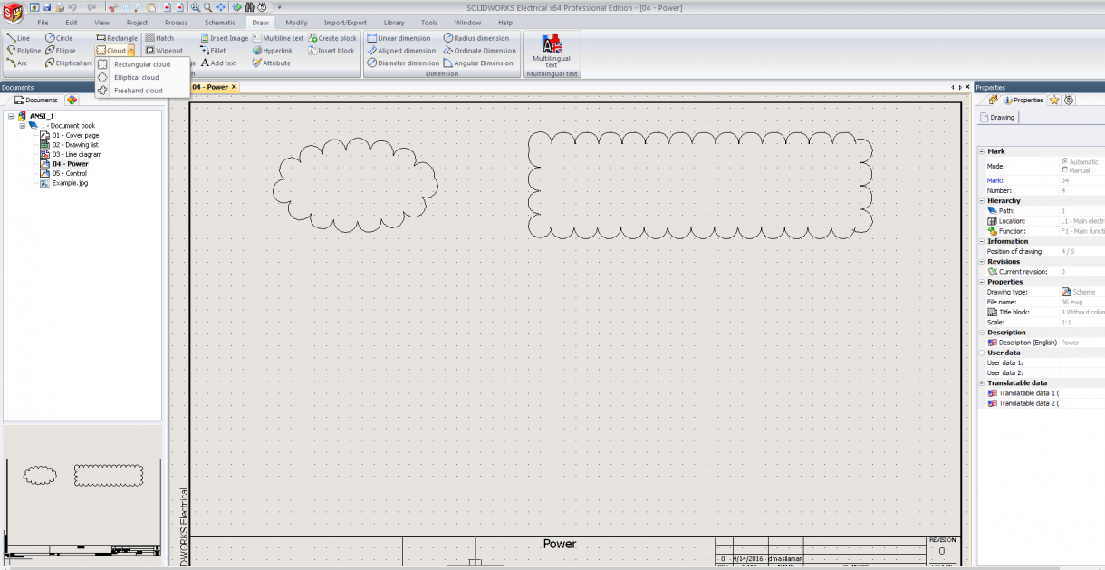 revision cloud
