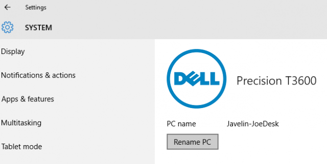 rename pc