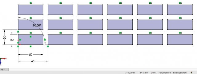 Fully Defined Instances Automatically in Linear Sketch Pattern