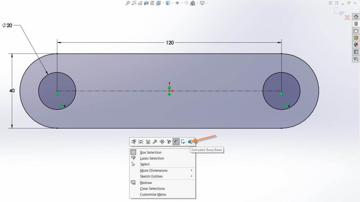 SW2017 Context Toolbar