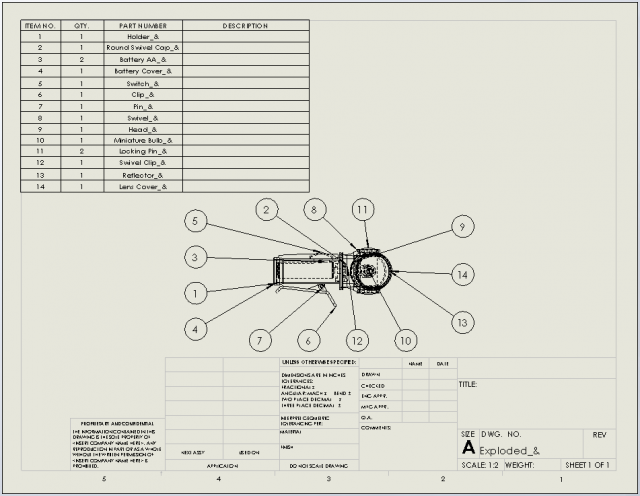 SOLIDWORKS Auto Balloon