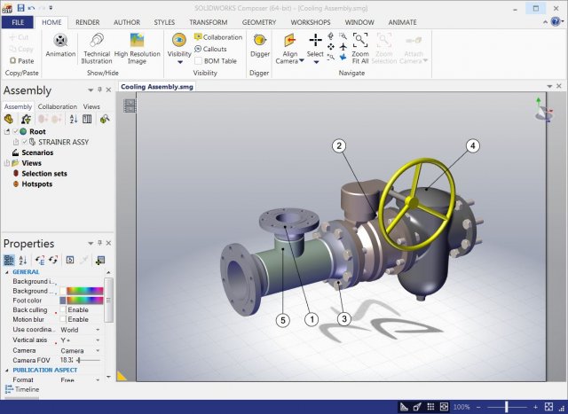 SOLIDWORKS Composer : pour commencer