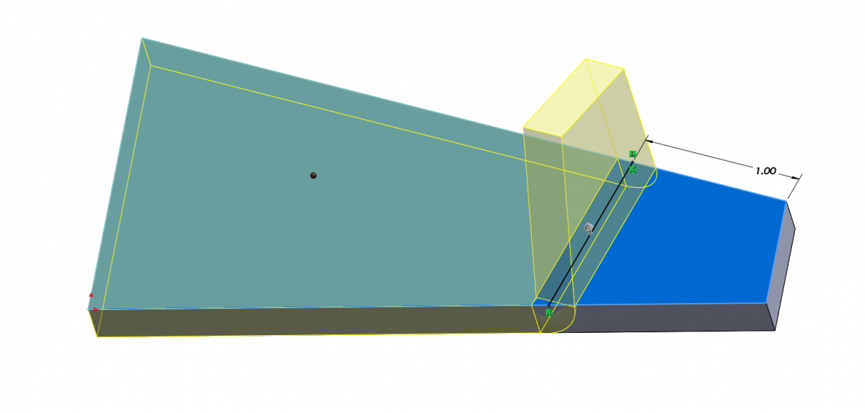 Practical Values for approximating "Zero Radius" bends in SOLIDWORKS 45 SOLIDWORKS Zero Radius Not Complex - Complex Bend