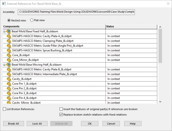 Keeping track of SOLIDWORKS External Relations is easier in 2019
