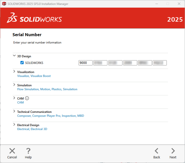Change the Serial Number SOLIDWORKS Serial Number