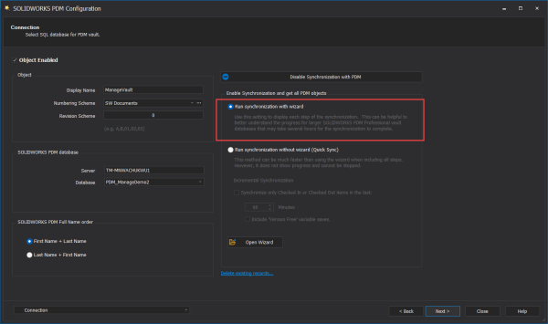 SyncWizardManage