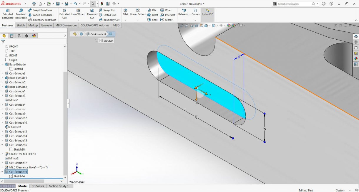 Adjusting a Sketch without having to use Edit Sketch 3 Instant3D Sketch