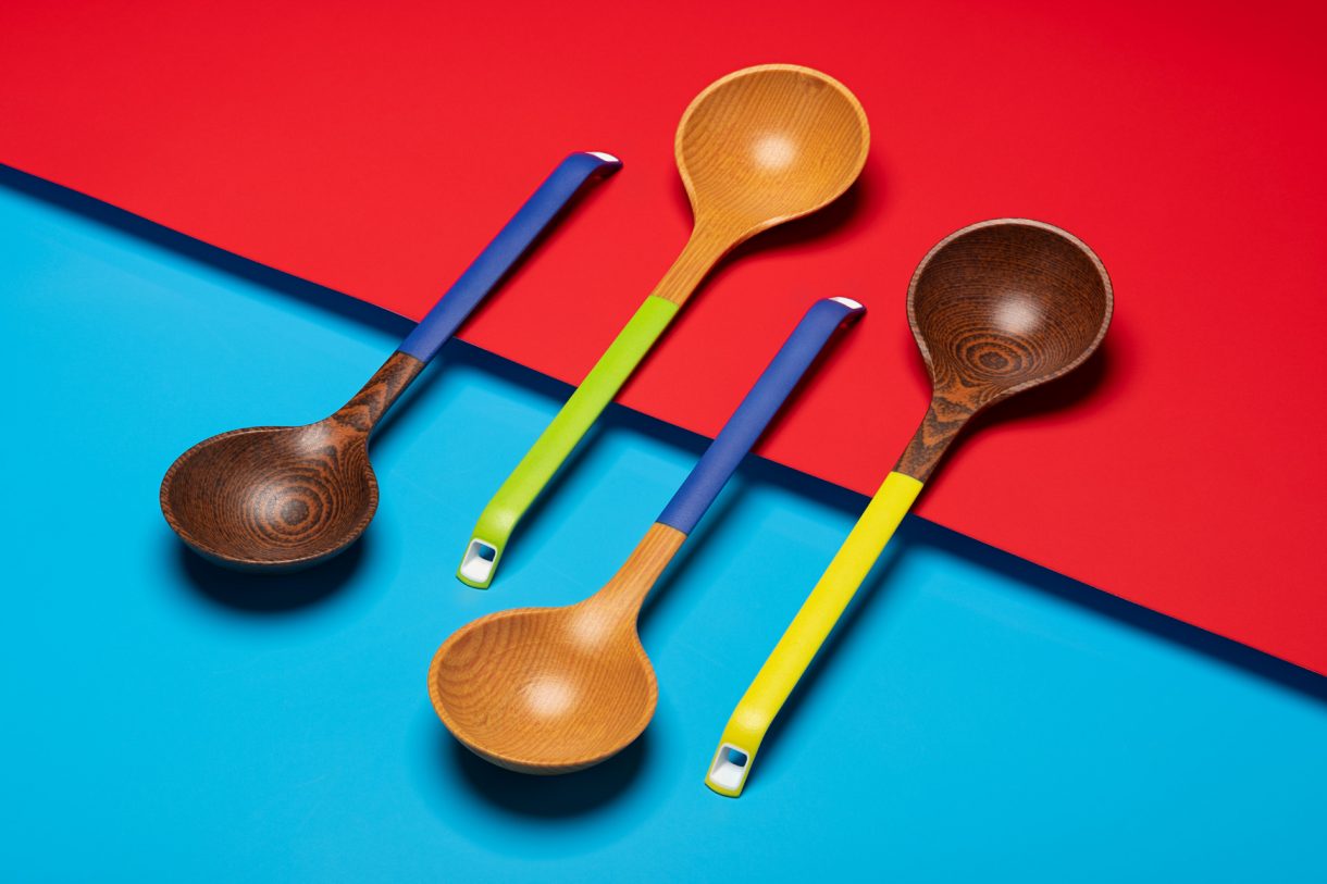A spot on colour match for consumer product prototypes 7 Spatulas 3D printed on J55 3D printer