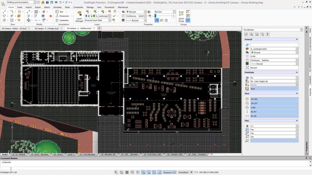 DraftSight Premium 2D Patterns
