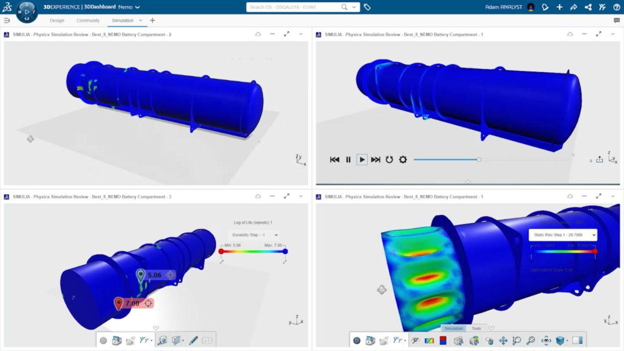 Outils de simulation 3DEXPERIENCE