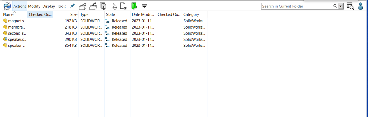 Customizing Your Vault’s Columns for a More Personalized View 23 completed PDM column personalization