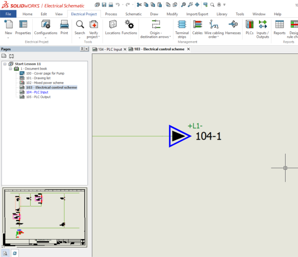 Why won't my origin destination arrows work in SOLIDWORKS Electrical? 9 arrow article