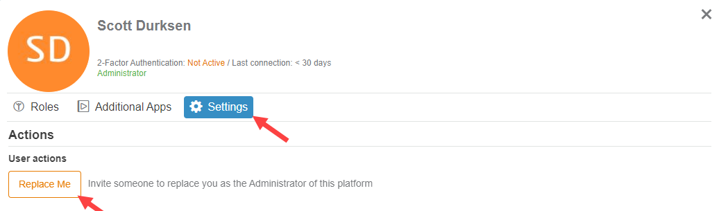 How to Change Your 3DEXPERIENCE Administrator 5 Administrateur 3DEXPERIENCE