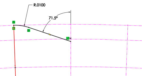 SOLIDWORKS Reverse Engineering – Surface Modeling and the Legacy Part Problem – Part 1 11 Profile Sketch