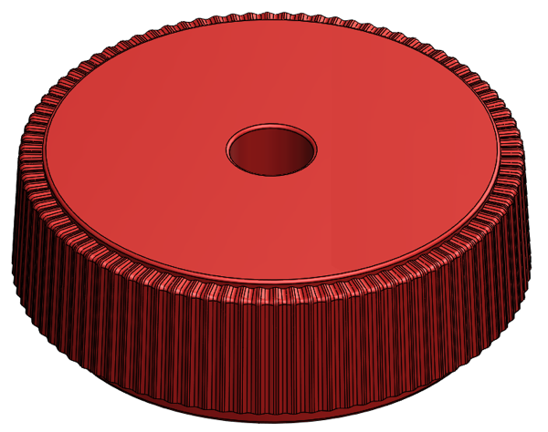 Ridged Knob – Finished Part