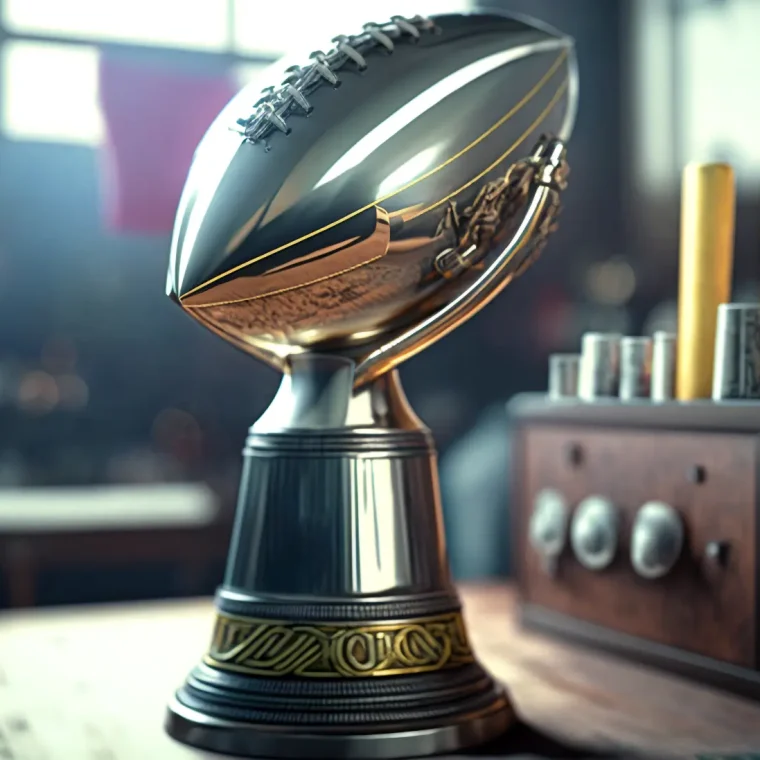 Trophée du Super Bowl avec le module complémentaire SOLIDWORKS Visualize