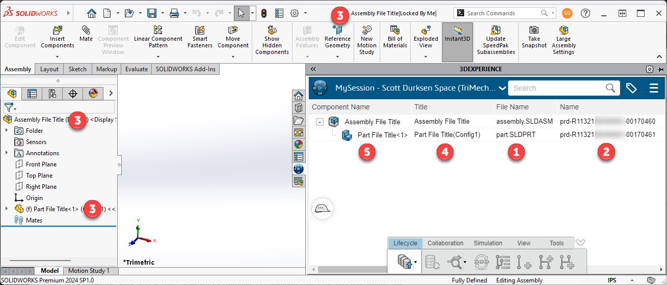Differentiating between 3DEXPERIENCE Title and File Name 3 3DEXPERIENCE Title