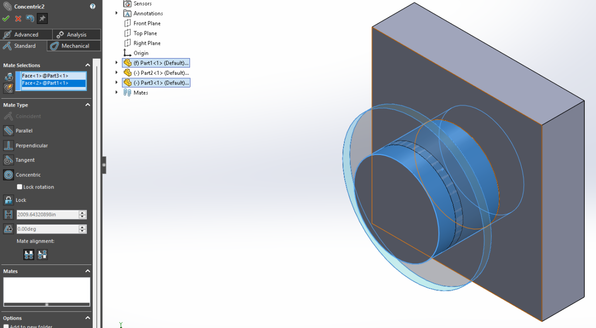 My SOLIDWORKS Assembly Disappeared After Deleting Mates?! 15 Mate to face