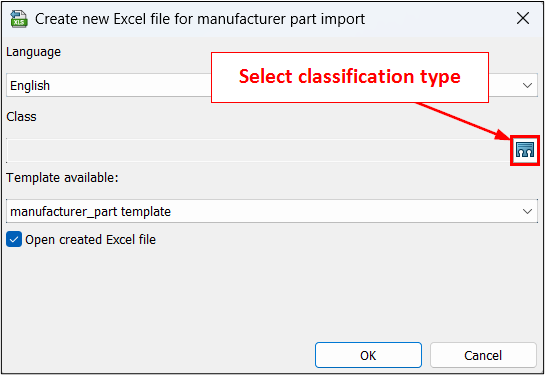 Select classification type