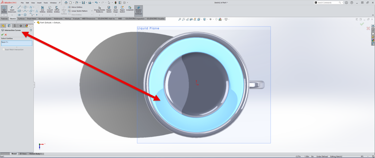Using Intersection Curve