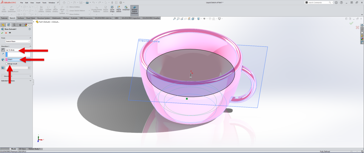 Using a Boss-Extrude