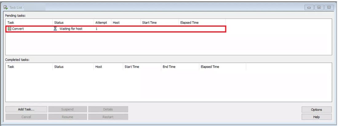 SOLIDWORKS PDM Stuck task