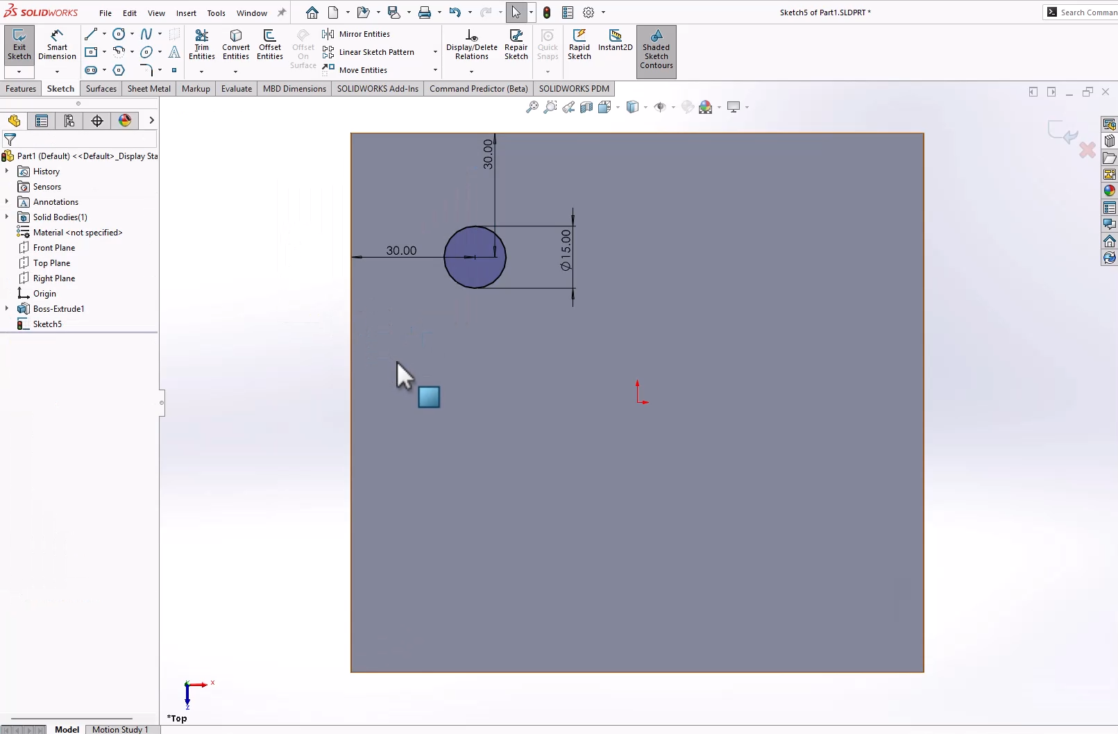 How to Dimension holes in SOLIDWORKS