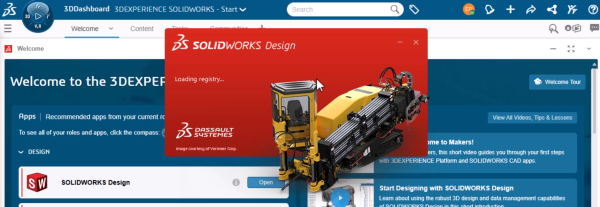 How to Install SOLIDWORKS for Makers | A Step-by-Step Guide 15 The SOLIDWORKS Design splash screen