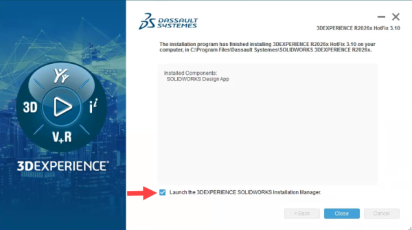 How to Install Multiple Versions of 3DEXPERIENCE SOLIDWORKS Design 3 Launch the Installation Manager here