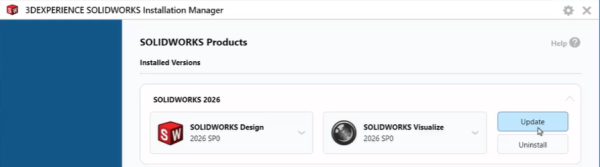 How to Install Multiple Versions of 3DEXPERIENCE SOLIDWORKS Design 7 Updating to a newer service pack