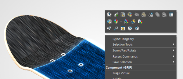 How to Create a Custom Appearance in SOLIDWORKS 11 Right click the surface of the appearance and select the Edit Appearance icon